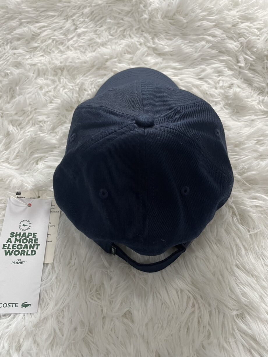 [สินค้ามือสอง] LACOSTE หมวกแก็ป ราคาขาย 300 บาท Code: RK9871 10 166 รุ่น: Unisex Lacoste Adjustable Organic Cotton Twill Cap