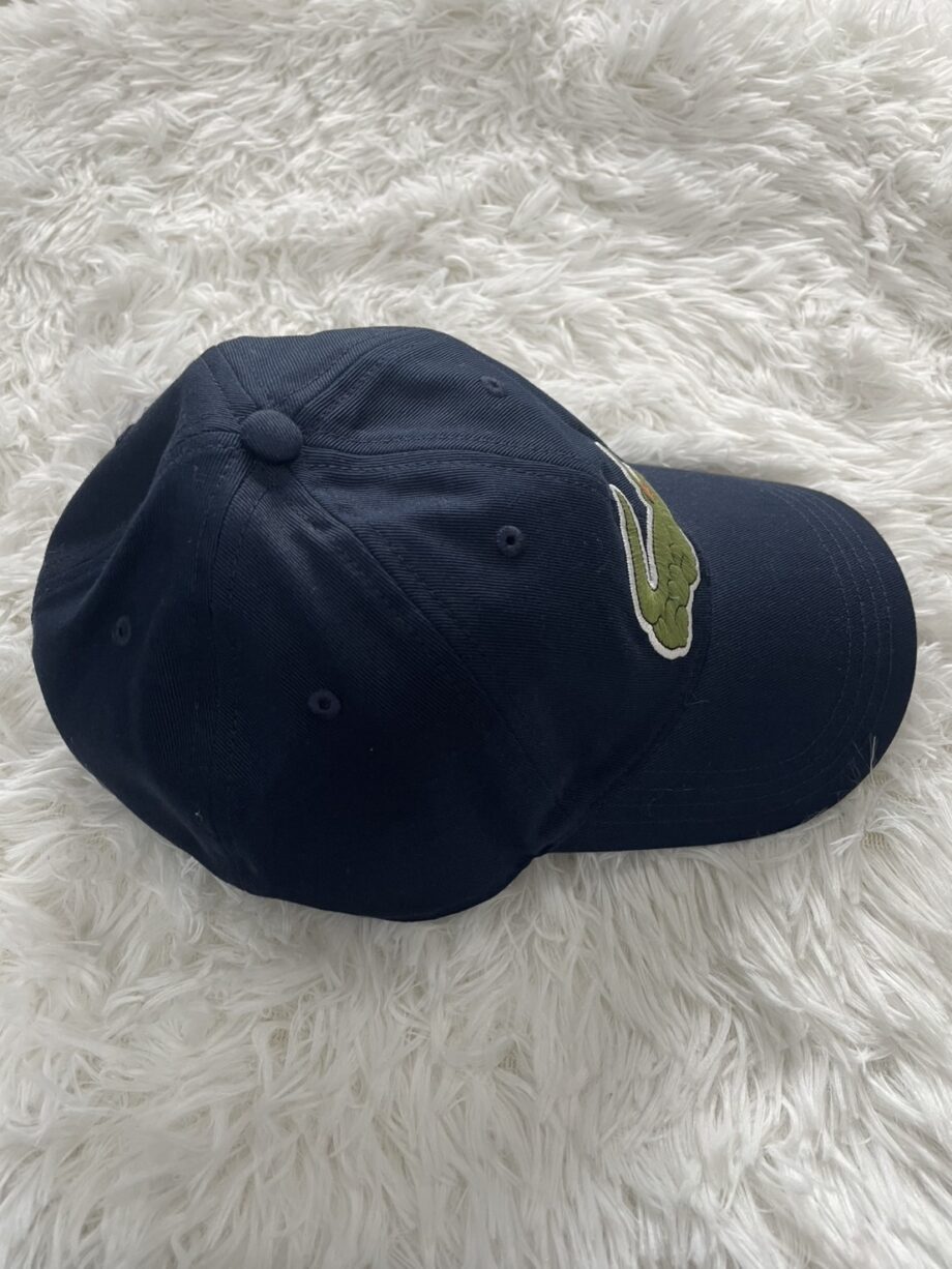 [สินค้ามือสอง] LACOSTE หมวกแก็ป ราคาขาย 300 บาท Code: RK9871 10 166 รุ่น: Unisex Lacoste Adjustable Organic Cotton Twill Cap