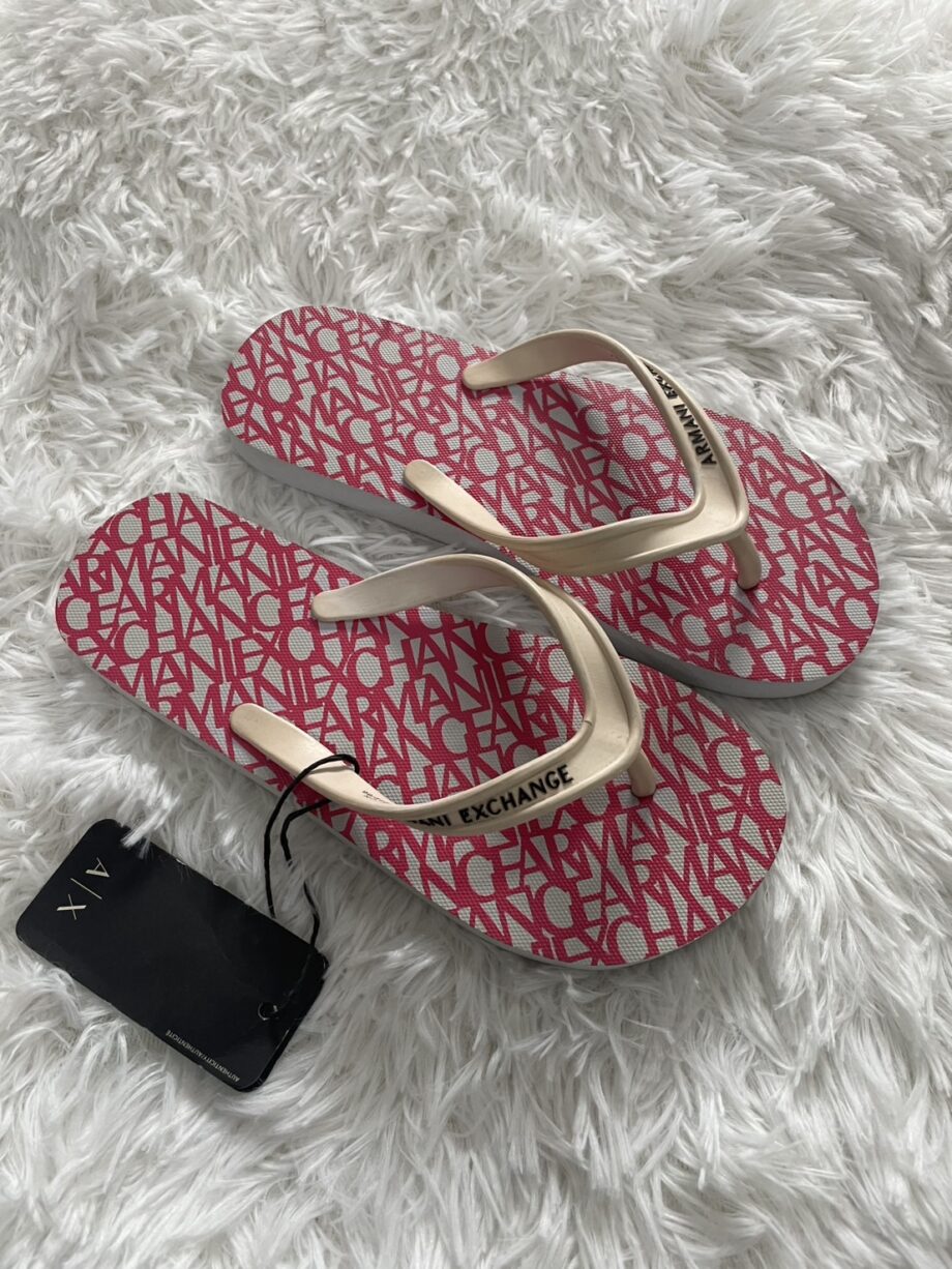 [สินค้ามือสอง] ARMANI EXCHANGE รองเท้าแตะ ราคาขาย 300 บาท Code: XDQ010 XV700